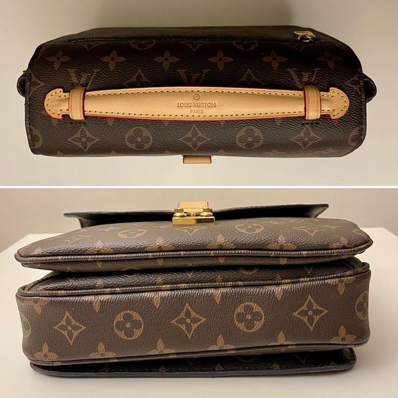 New Monogram Satchel with Gold-Tone S-Lock Hardware - Picture 4 of 10